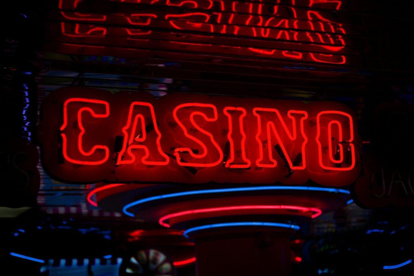 neon sign of a casino