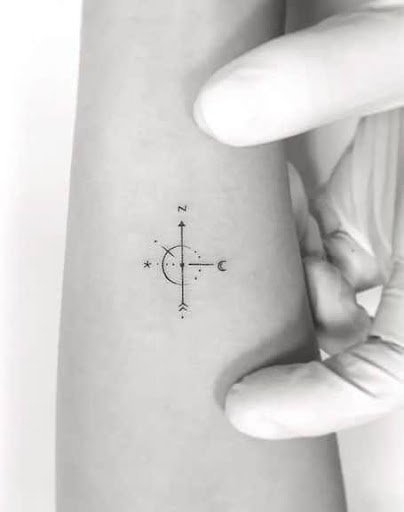 compass tattoo