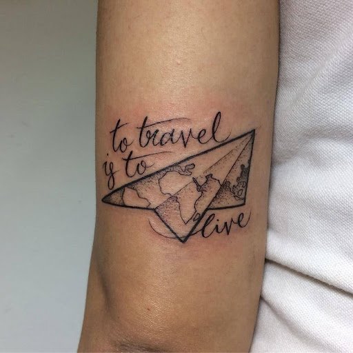 travel quote tattoo