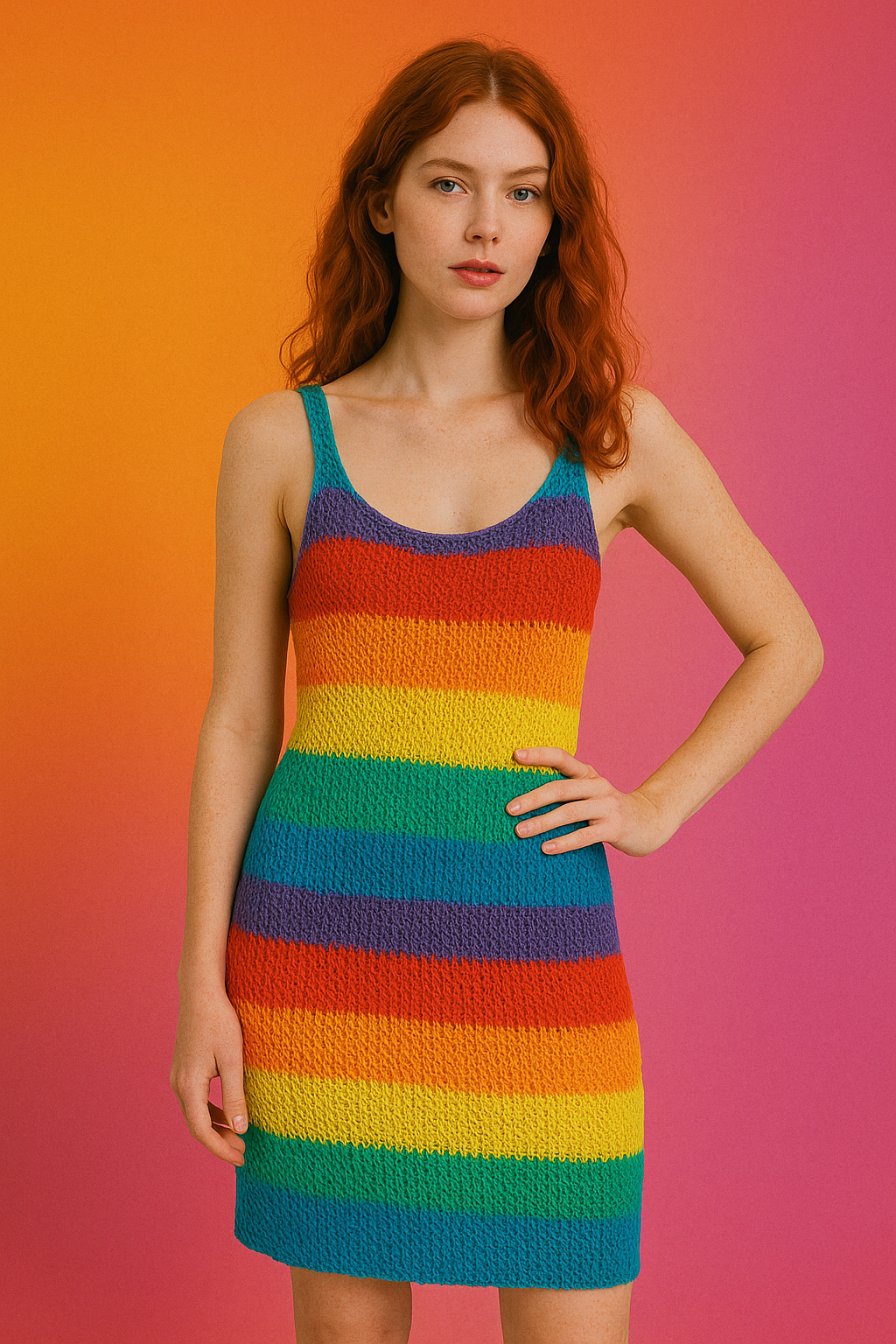 Infographic moodboard showing how to dopamine dress in 2025 with colors, textures, outfits, and accessories