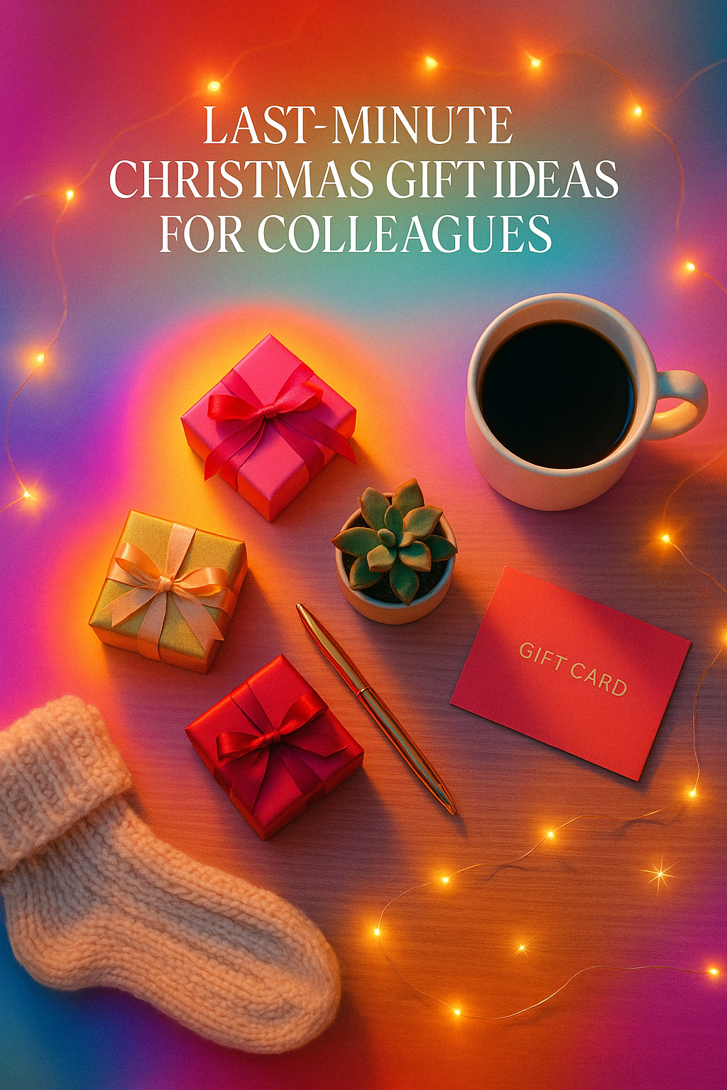 Last-Minute Christmas Gift Ideas for Colleagues and Co-Workers