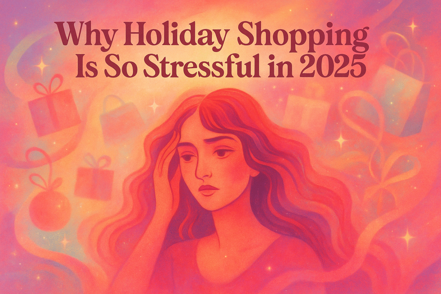 holiday shopping stress