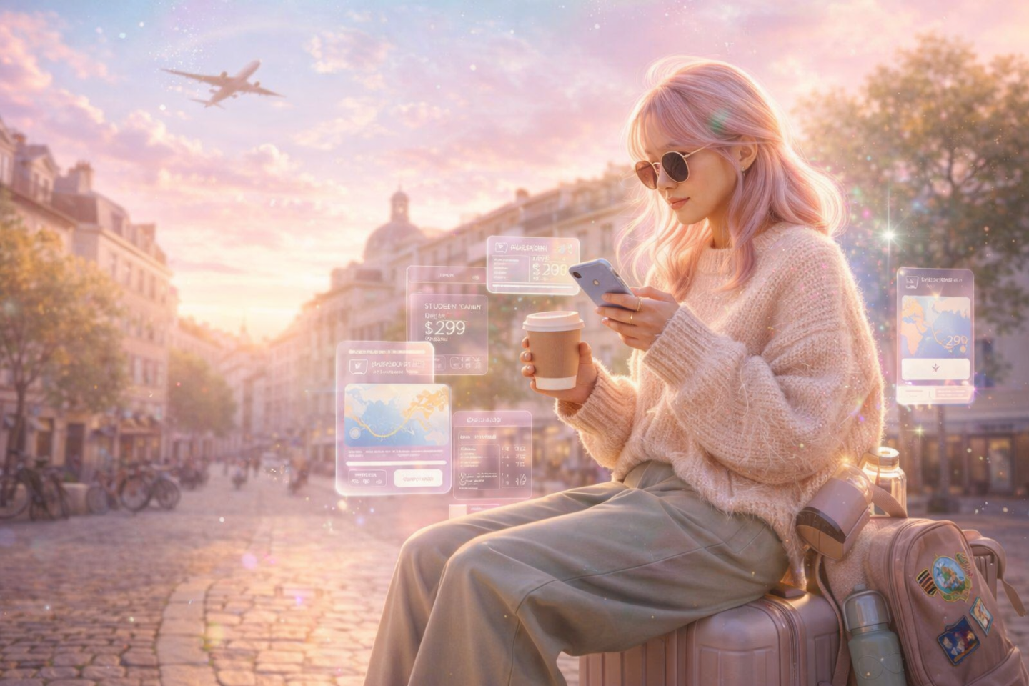 travel student in Paris