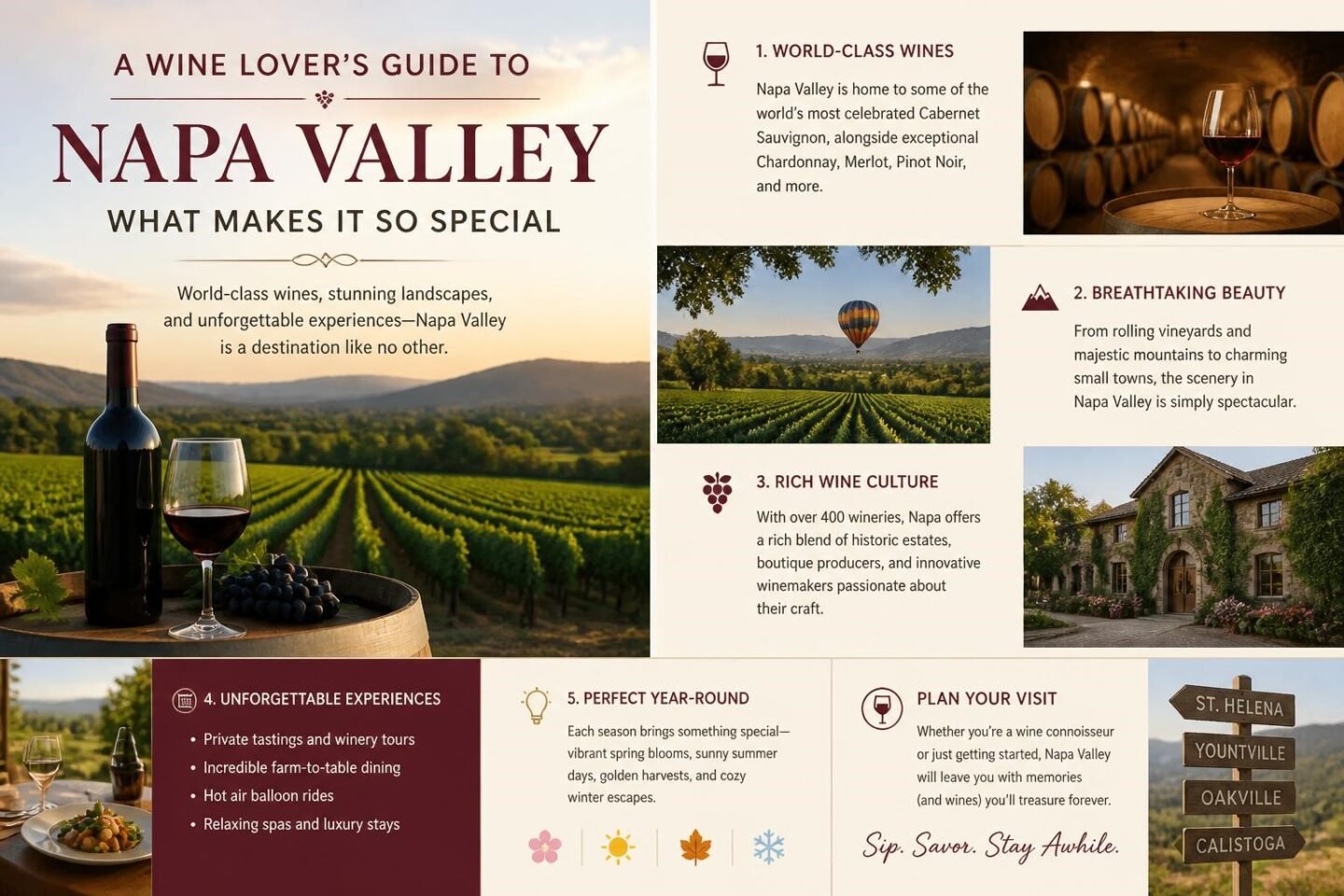 A Wine Lover’s Guide to Napa Valley: What Makes It So Special
