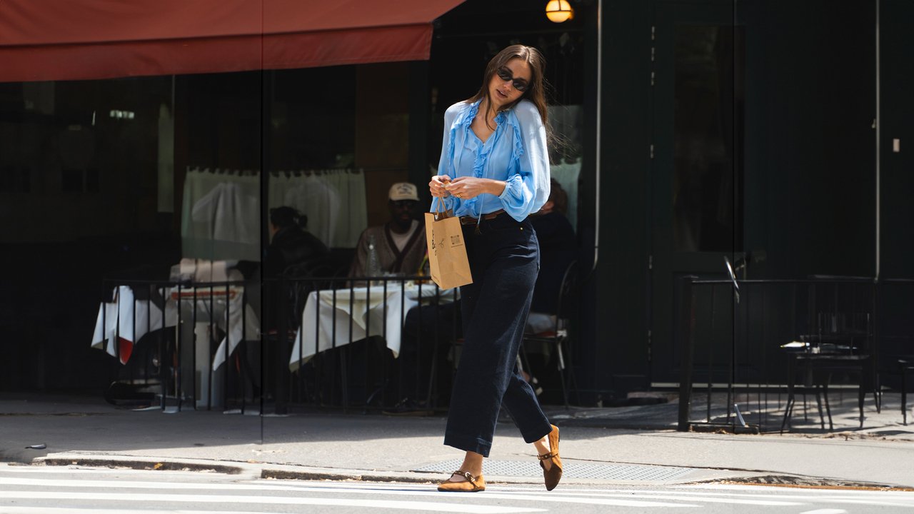 How to Style Wide-Leg Jeans (Without Looking Swallowed Up)